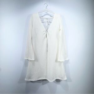 NWT Fashion Nova Find Me Poolside Crochet Mini Dress Size 1X Bodycon Boho Chic